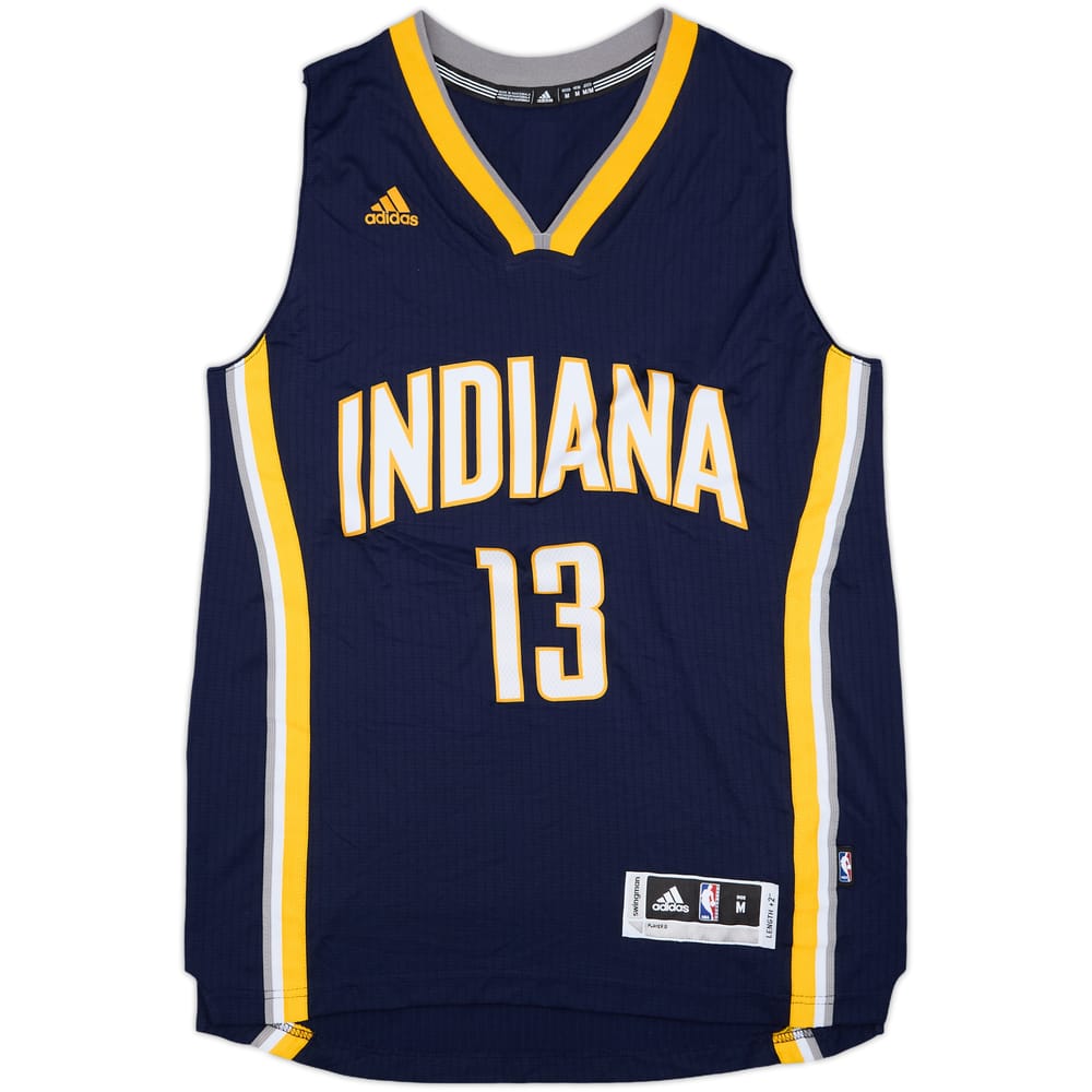 2014-17 Indiana Pacers #13 adidas Swingman Away Jersey (M)