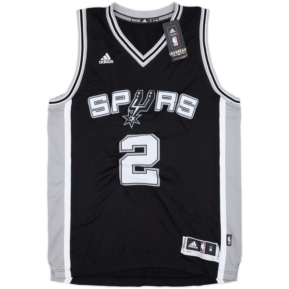 2014-17 San Antonio Spurs Leonard #2 adidas Swingman Away Jersey (M)