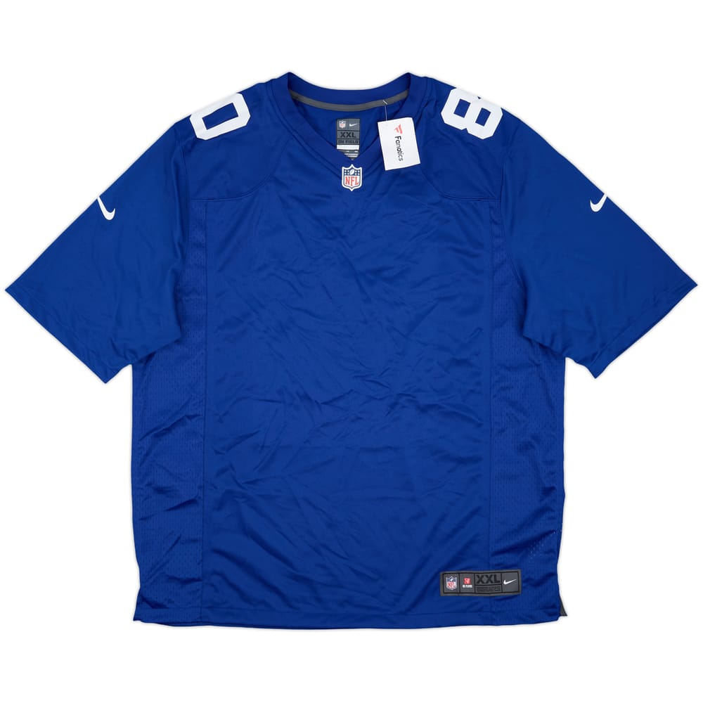 2012 New York Giants Shockey #80 Nike Game Home Jersey (XXL)