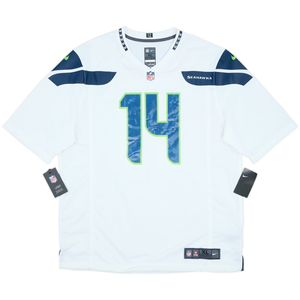 2019-24 Seattle Seahawks Metcalf #14 Nike Game Away Jersey (XL)