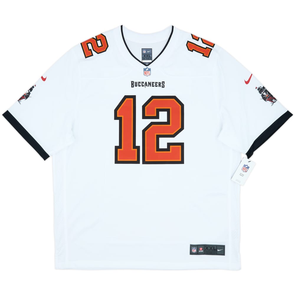 2020-22 Tampa Bay Buccaneers Brady #12 Nike Game Away Jersey (XXL)