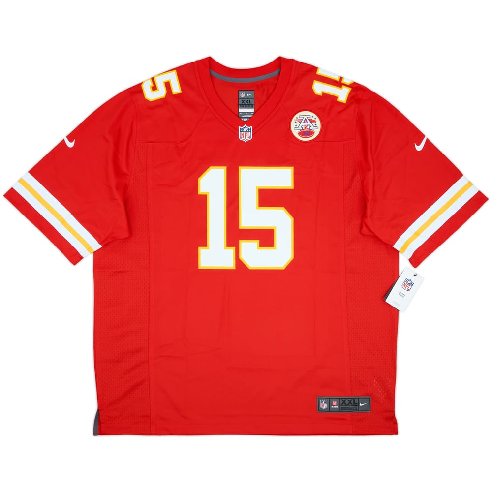 2017-25 Kansas City Chiefs Mahomes #15 Nike Game Home Jersey (XXL)