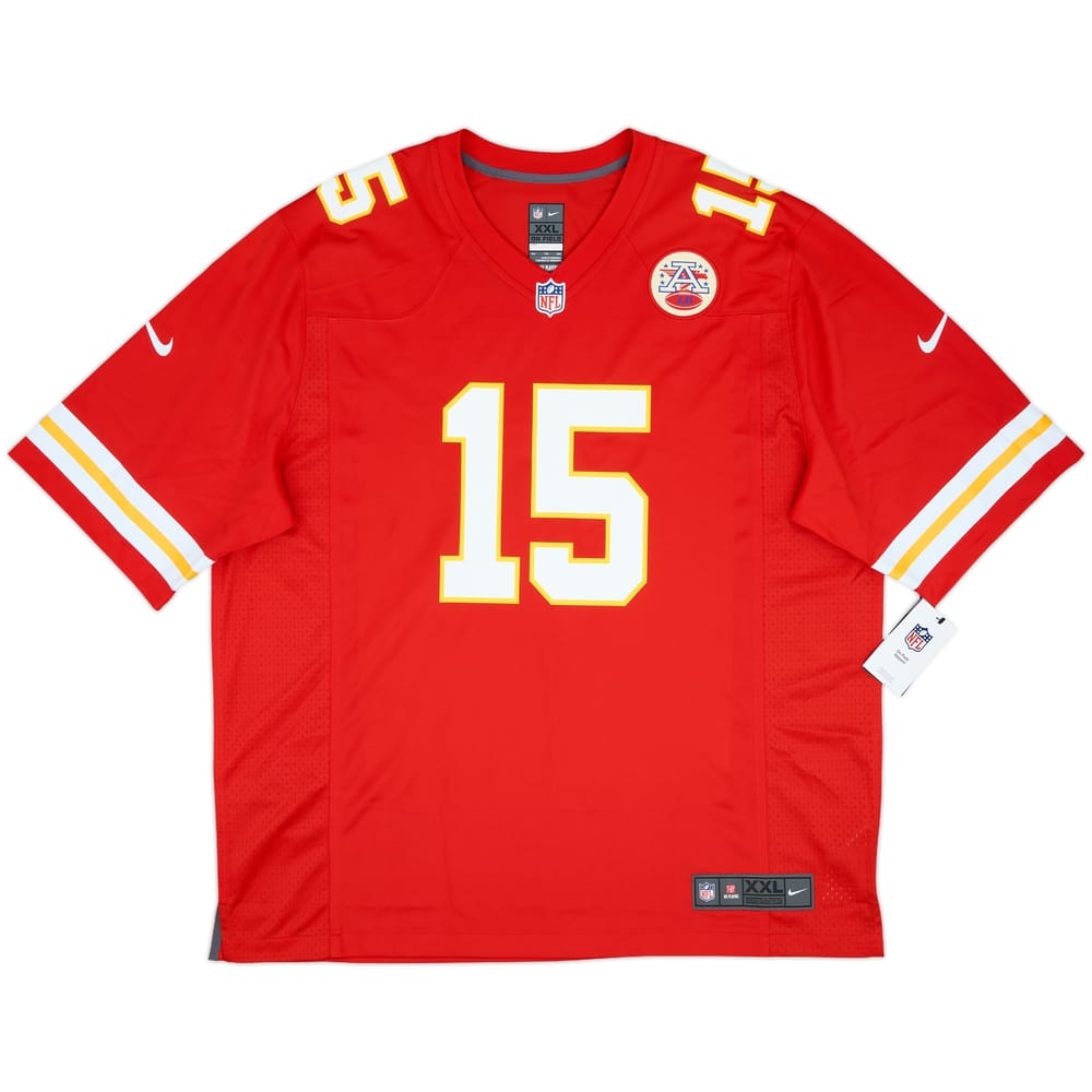 2017-25 Kansas City Chiefs Mahomes #15 Nike Game Home Jersey (XXL)