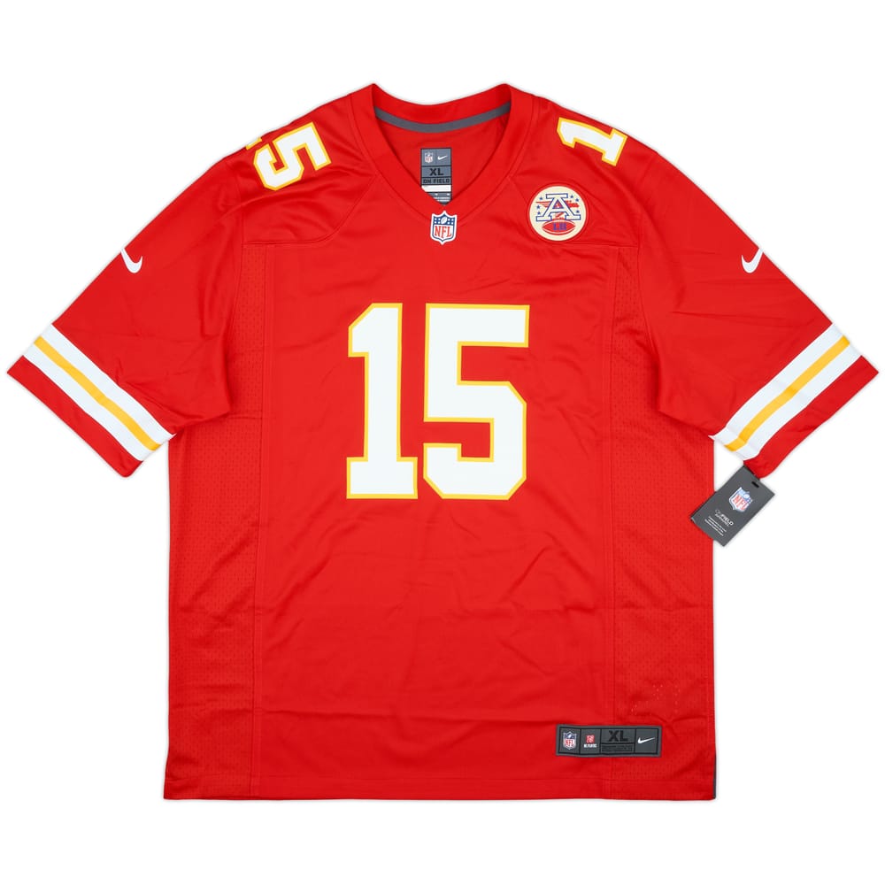2017-25 Kansas City Chiefs Mahomes #15 Nike Game Home Jersey (XL)