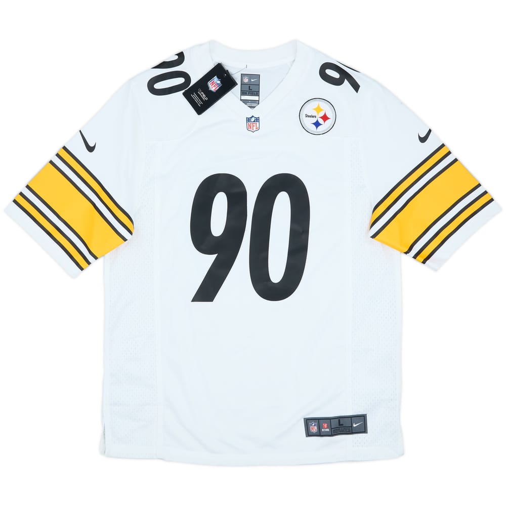 2018-25 Pittsburgh Steelers Watt #90 Nike Game Away Jersey (L)
