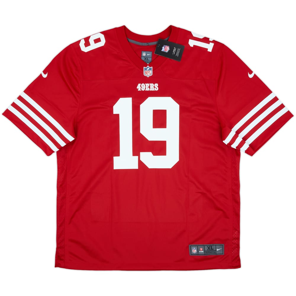 2022-24 San Francisco 49ers Samuel #19 Nike Game Home Jersey (XL)