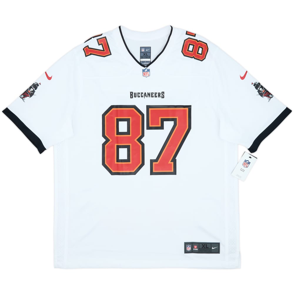 2020-21 Tampa Bay Buccaneers Gronkowski #87 Nike Game Away Jersey (XL)