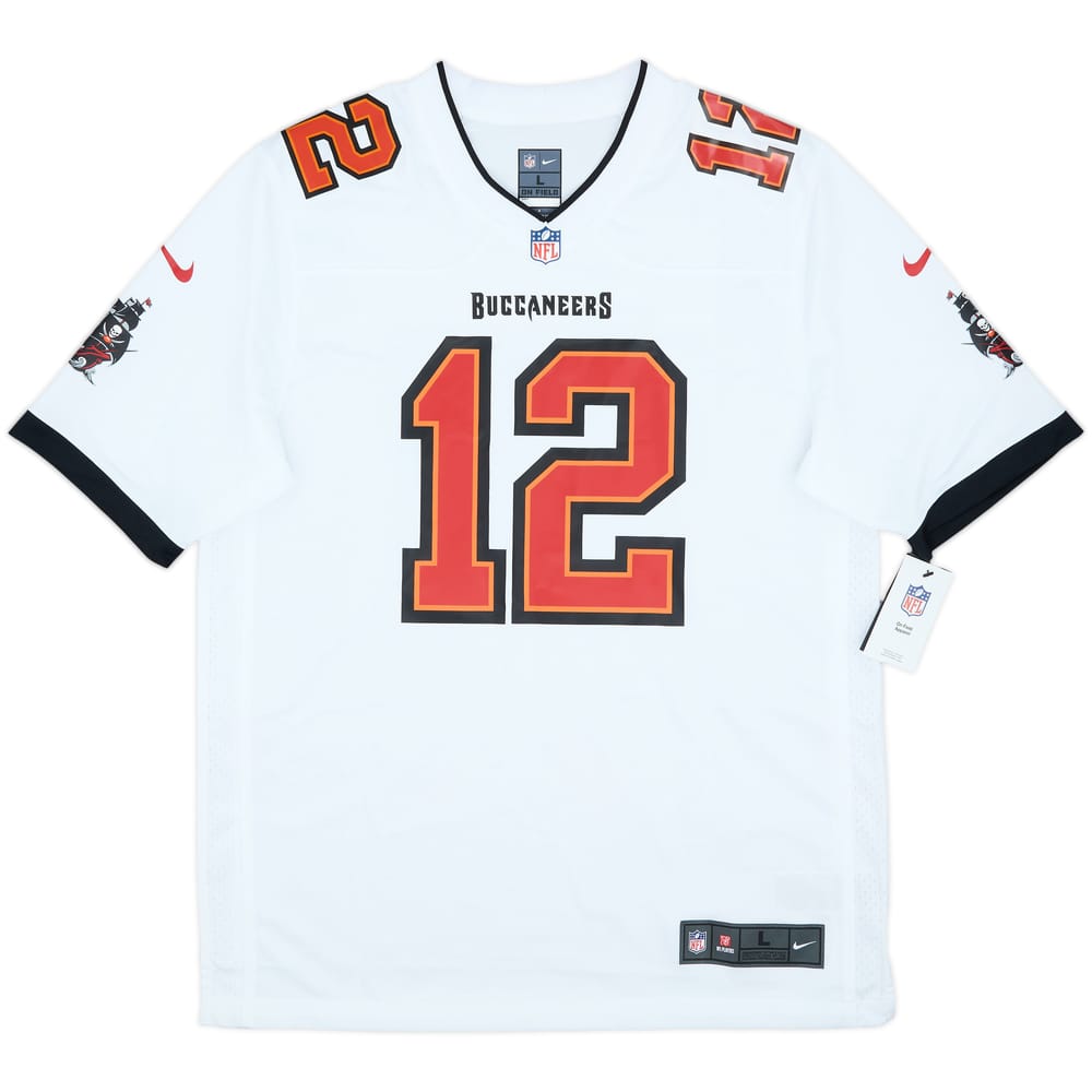 2020-22 Tampa Bay Buccaneers Brady #12 Nike Game Away Jersey (L)