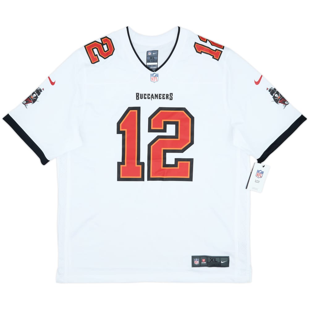 2020-22 Tampa Bay Buccaneers Brady #12 Nike Game Away Jersey (XL)