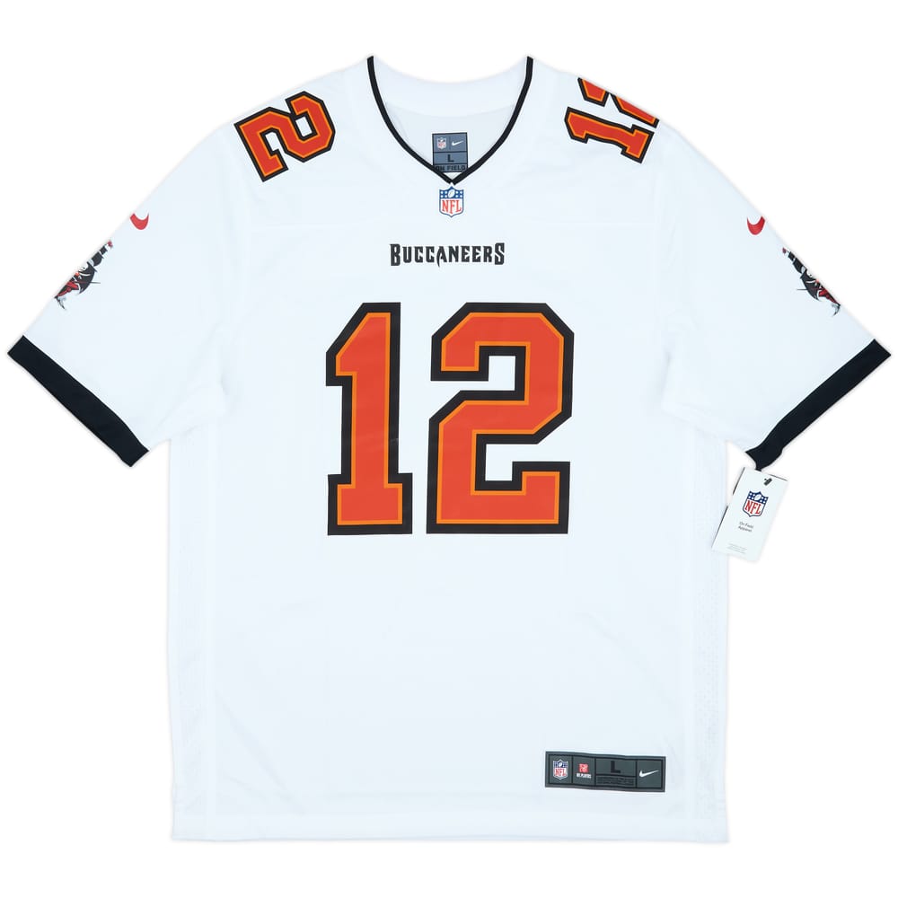 2020-22 Tampa Bay Buccaneers Brady #12 Nike Game Away Jersey (L)