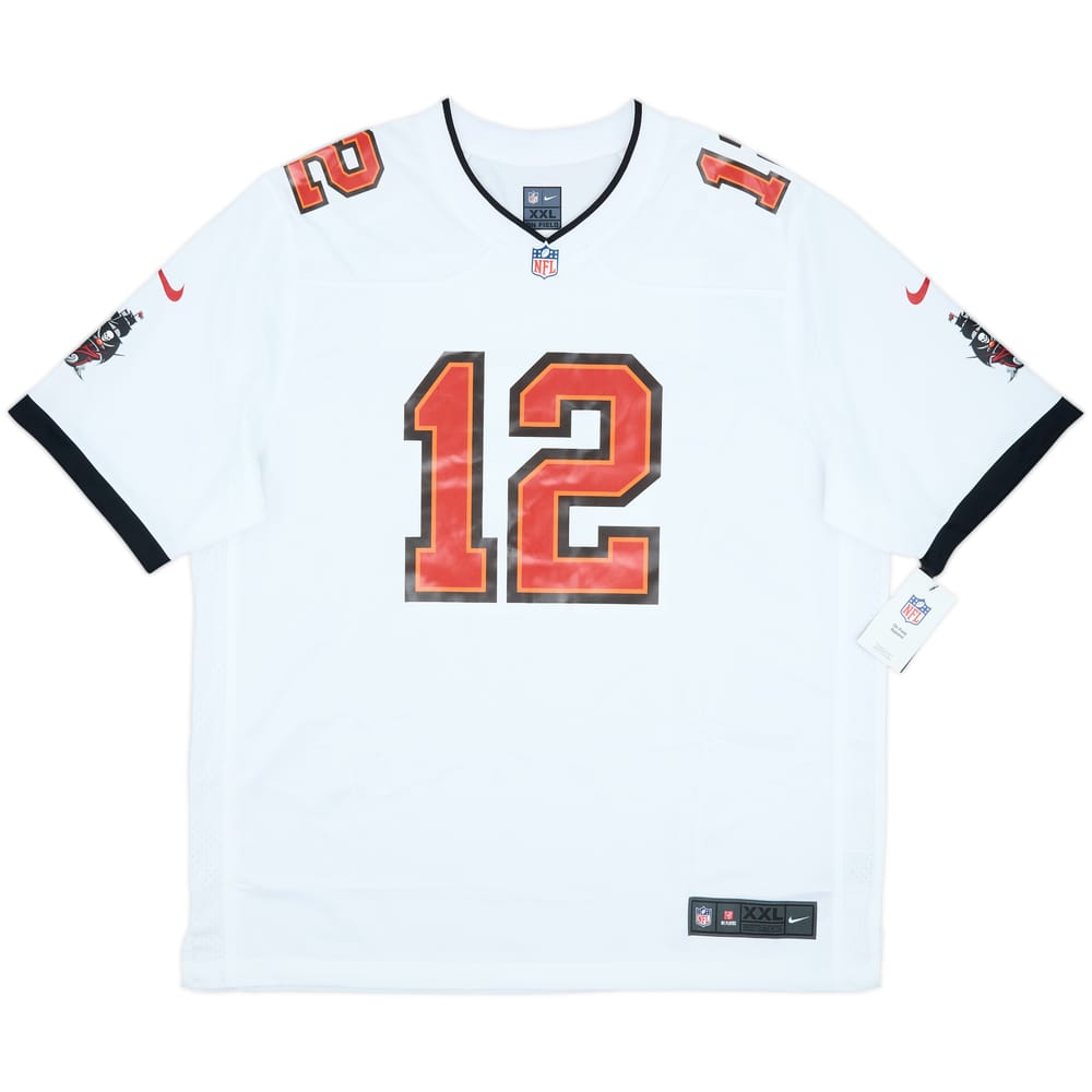 2020-22 Tampa Bay Buccaneers Brady #12 Nike Game Away Jersey (XXL)