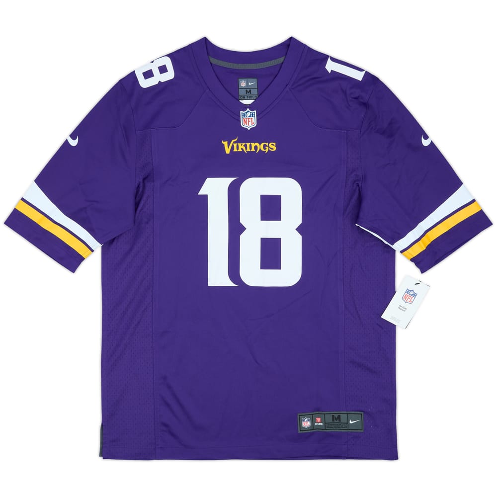 2020-25 Minnesota Vikings Jefferson #18 Nike Game Home Jersey (M)