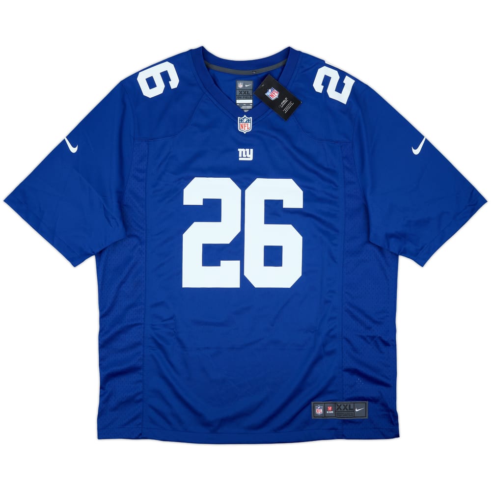 2018-23 New York Giants Barkley #26 Nike Game Home Jersey (XXL)