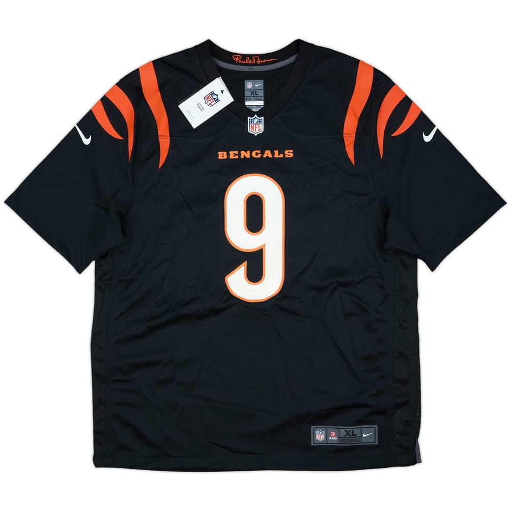 2021-25 Cincinnati Bengals Burrow #9 Nike Game Home Jersey (XL)