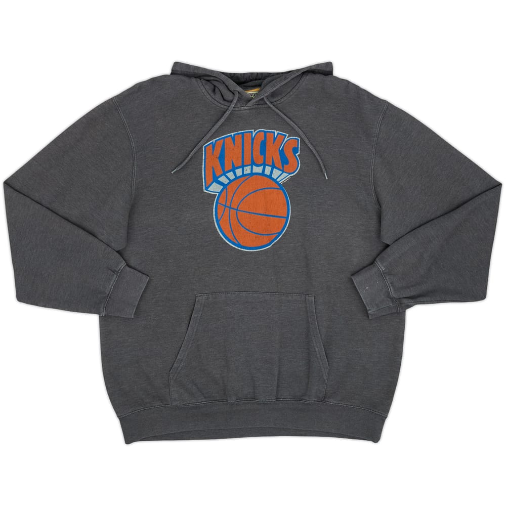 2015-16 New York Knicks Hardwood Classics Hooded Sweat Top - 6/10 - (L)