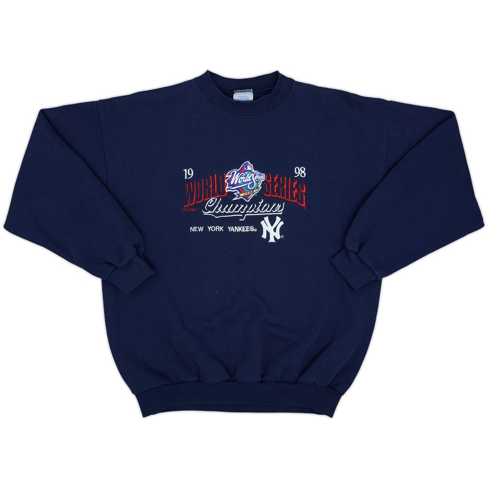 1998 New York Yankees World Series Champions Logo 7 Sweat Top - 7/10 - (L)