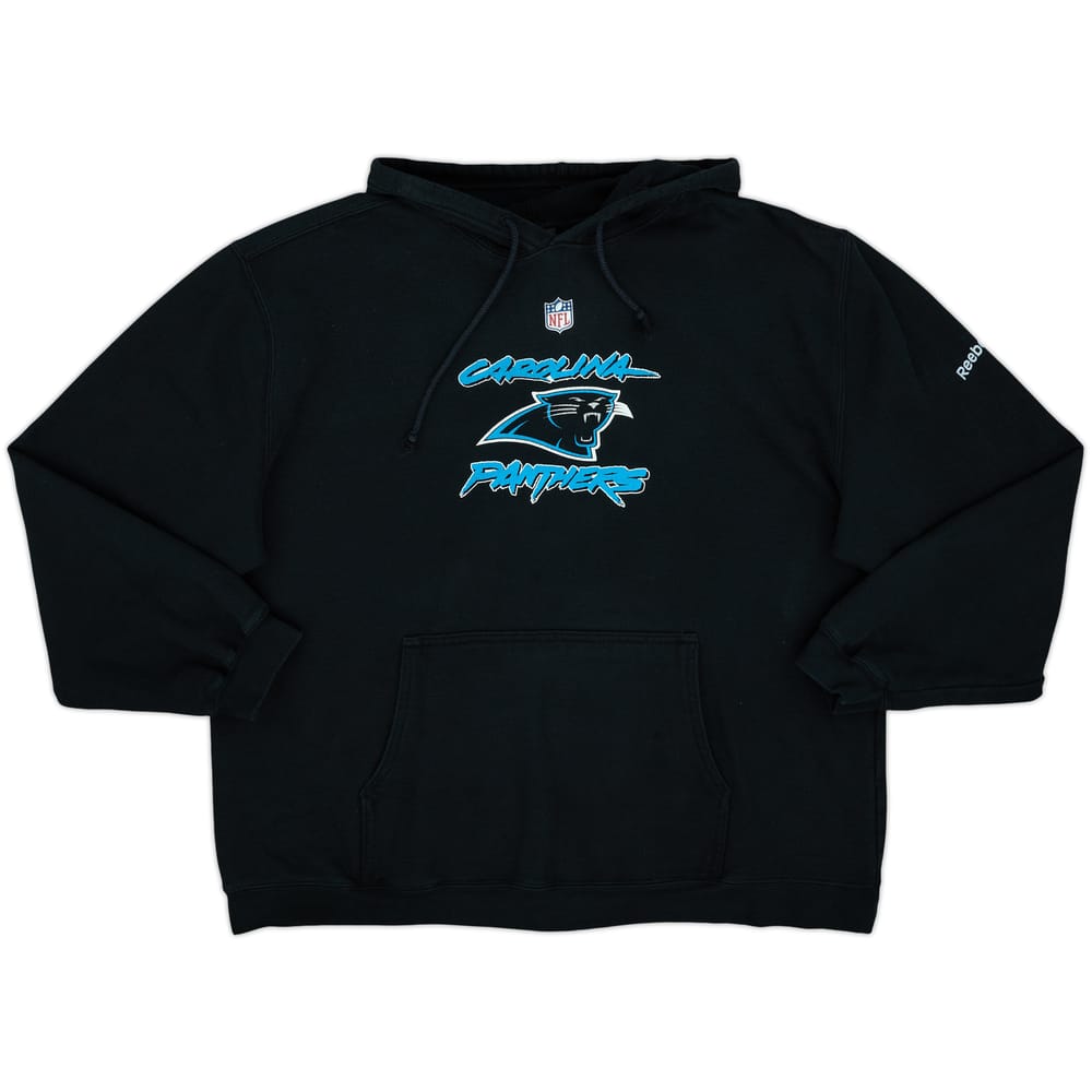 2009 Carolina Panthers Reebok Hooded Sweat Top - 7/10 - (L)