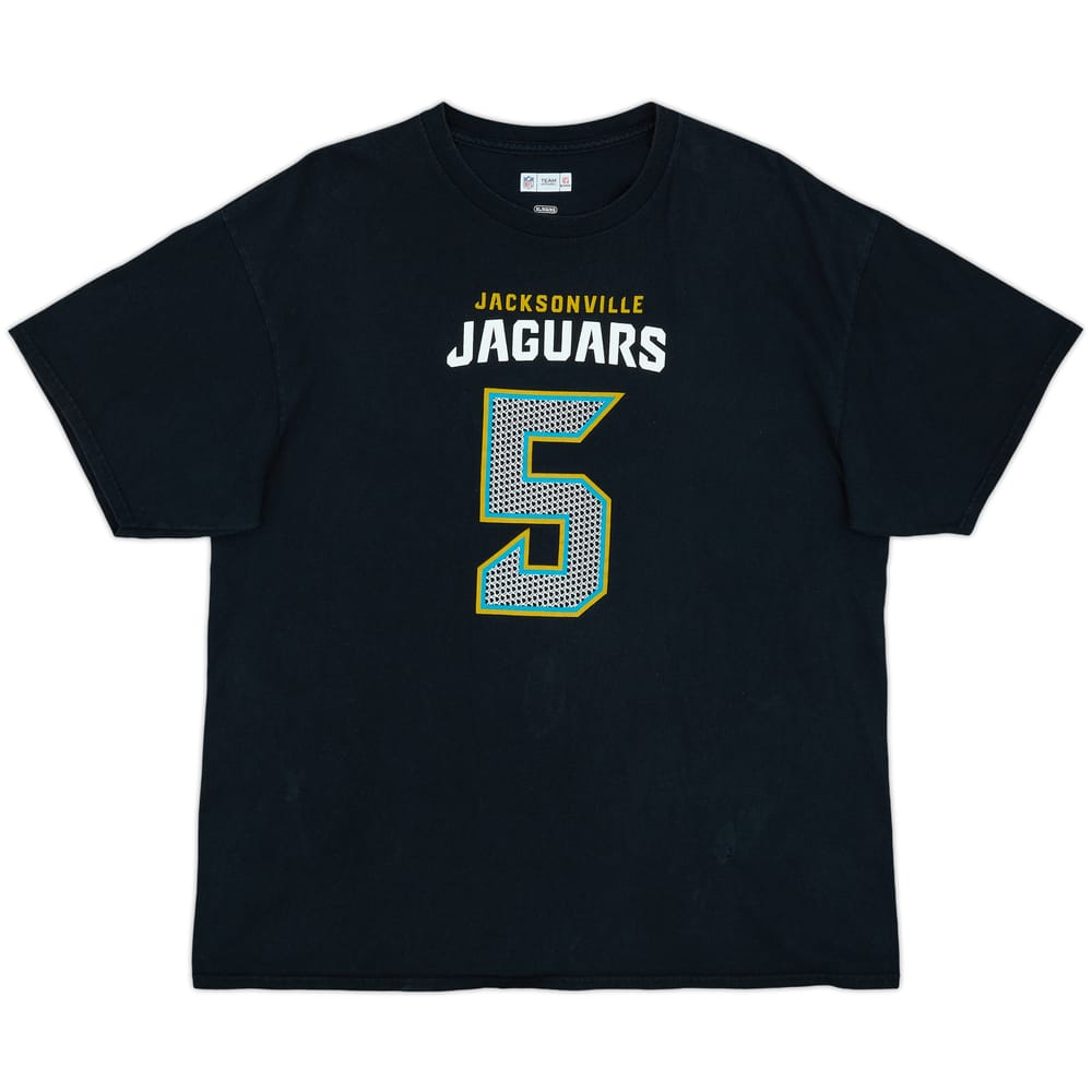 2016 Jacksonville Jaguars Bortles #5 NFL Tee - 5/10 - (XL)