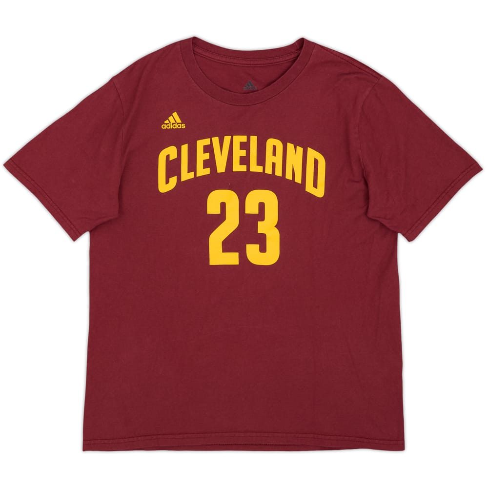 2014-17 Cleveland Cavaliers James #23 adidas Tee - 9/10 - (XL.Boys)