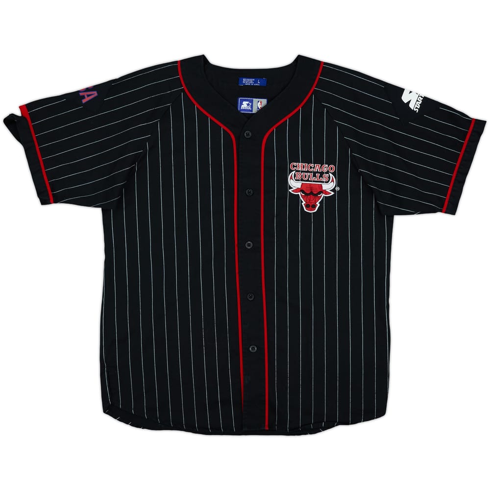 1990s Chicago Bulls Starter Baseball Jersey - 5/10 - (L)