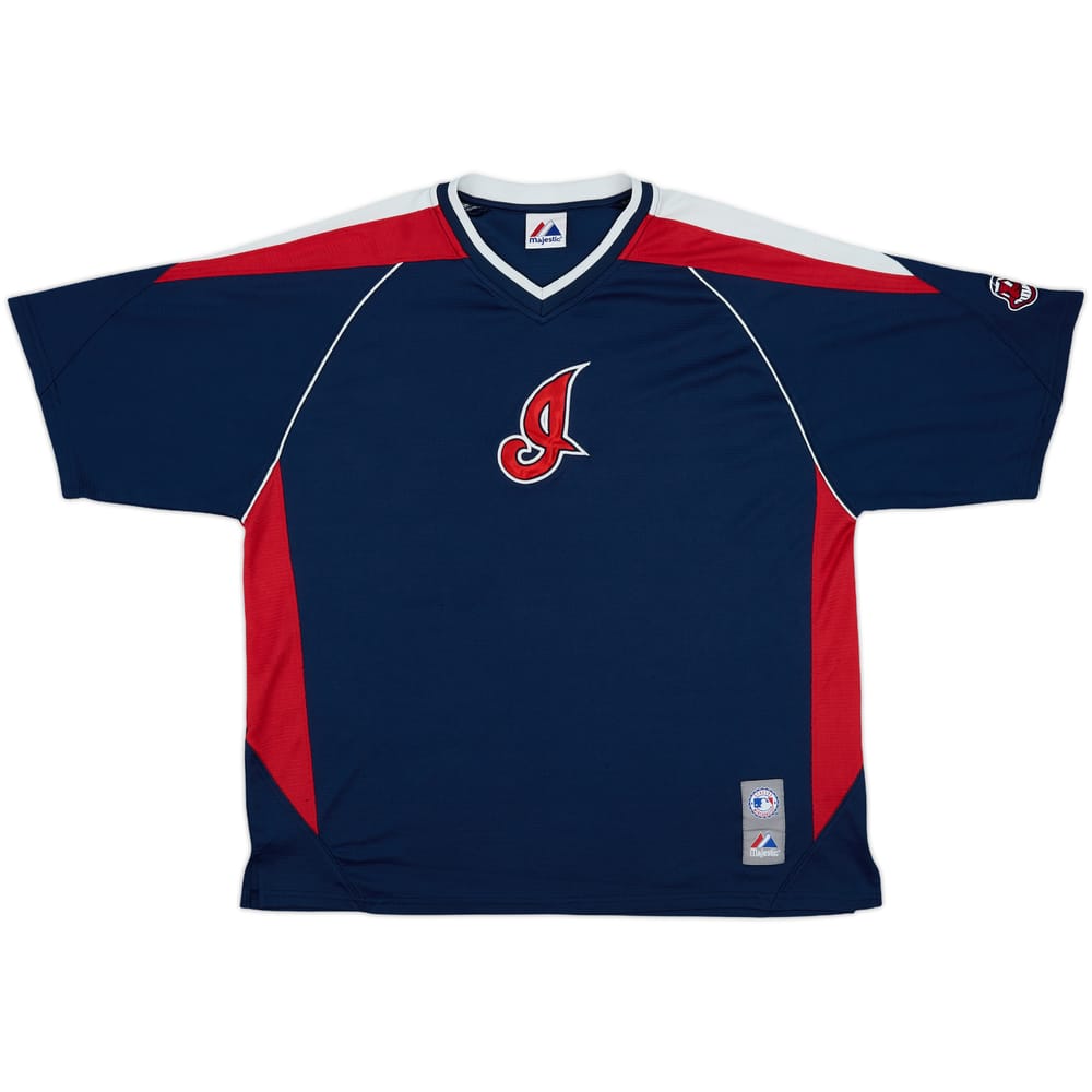2008 Cleveland Indians Majestic Training Tee - 8/10 - (XL)