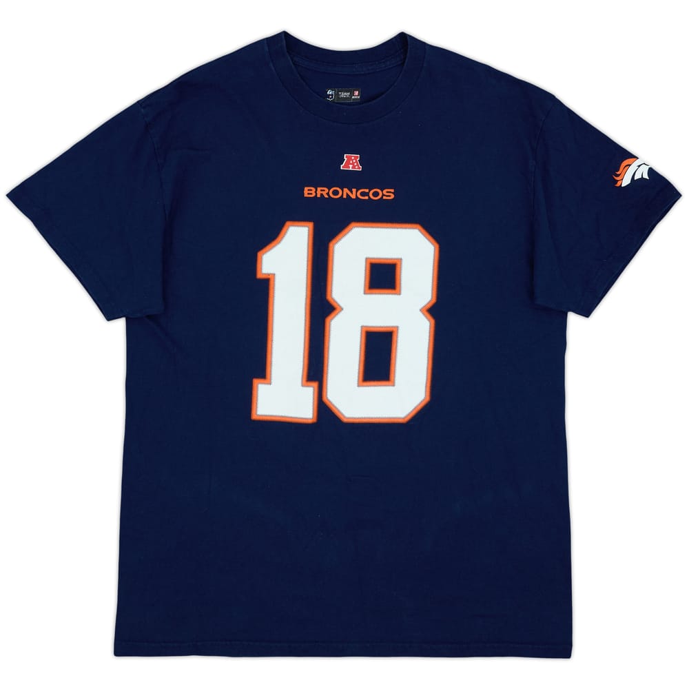 2012 Denver Broncos Manning #18 NFL Tee - 9/10 - (XL)