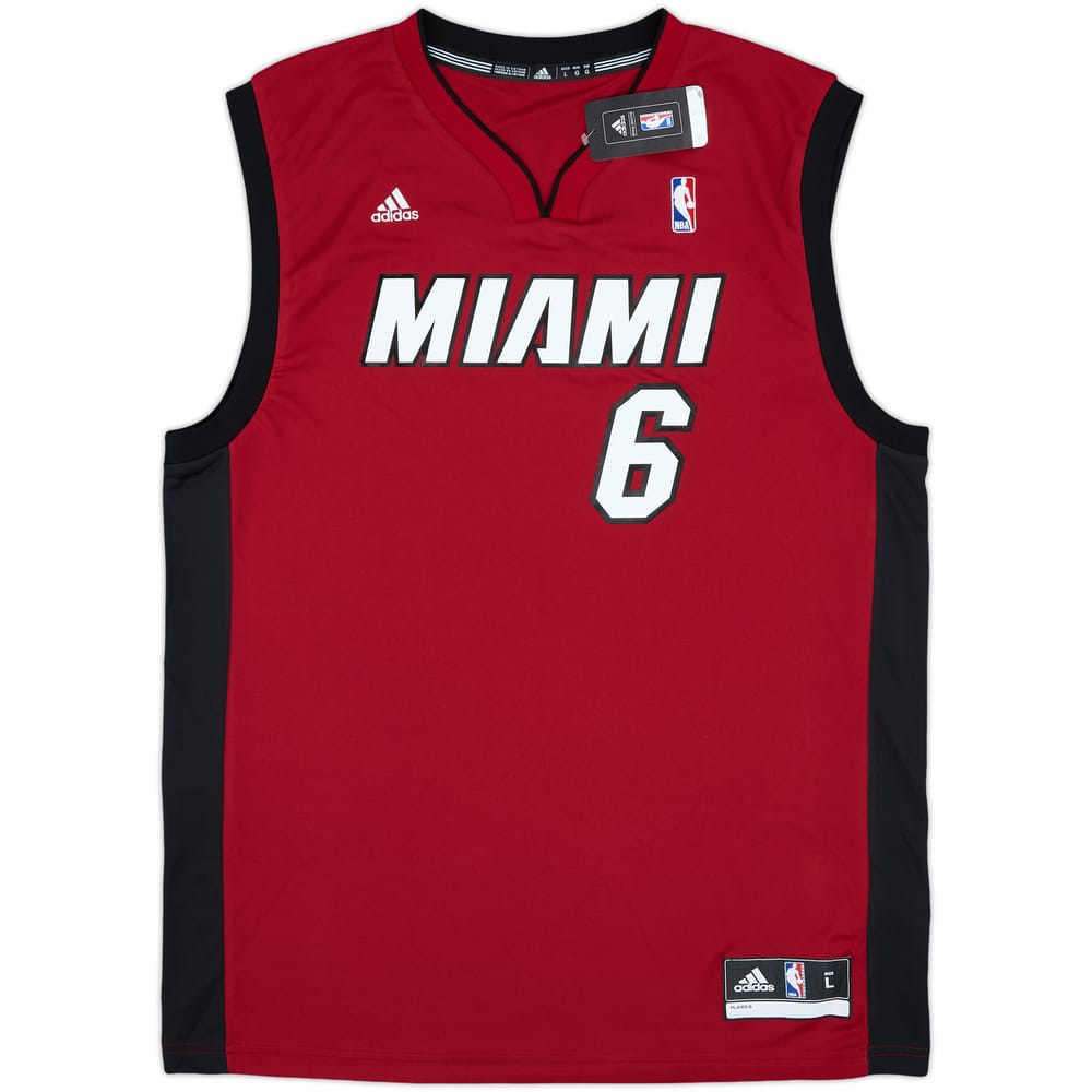 2010-14 Miami Heat James #6 adidas Alternate Jersey (L)