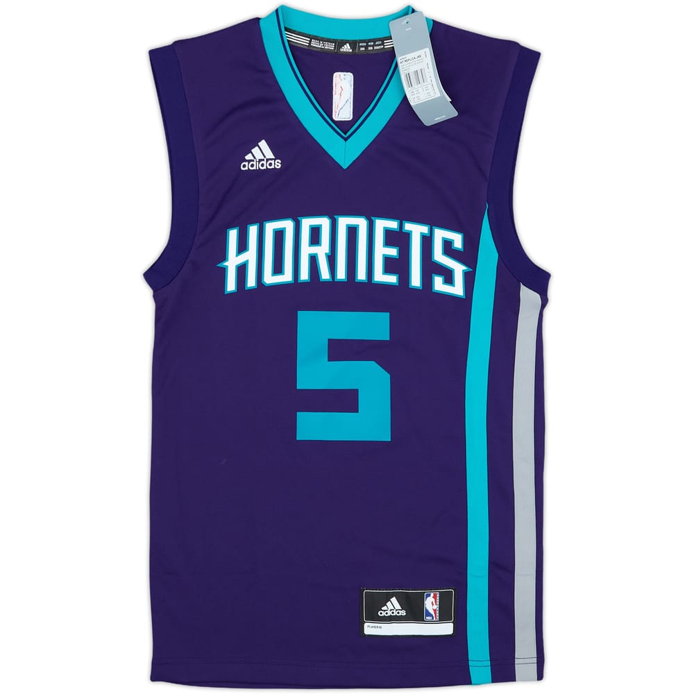 2015-17 Charlotte Hornets Batum #5 adidas Away Jersey (XXS)