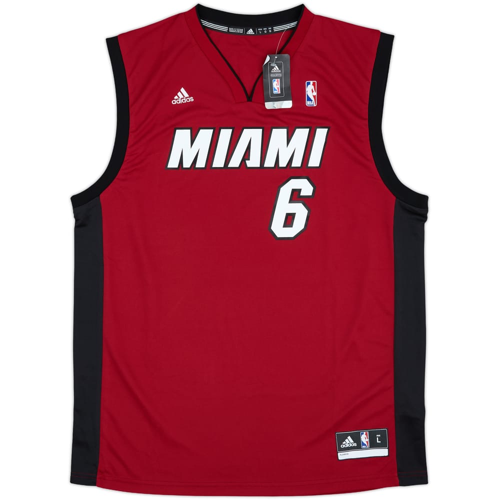2010-14 Miami Heat James #6 adidas Alternate Jersey (L)