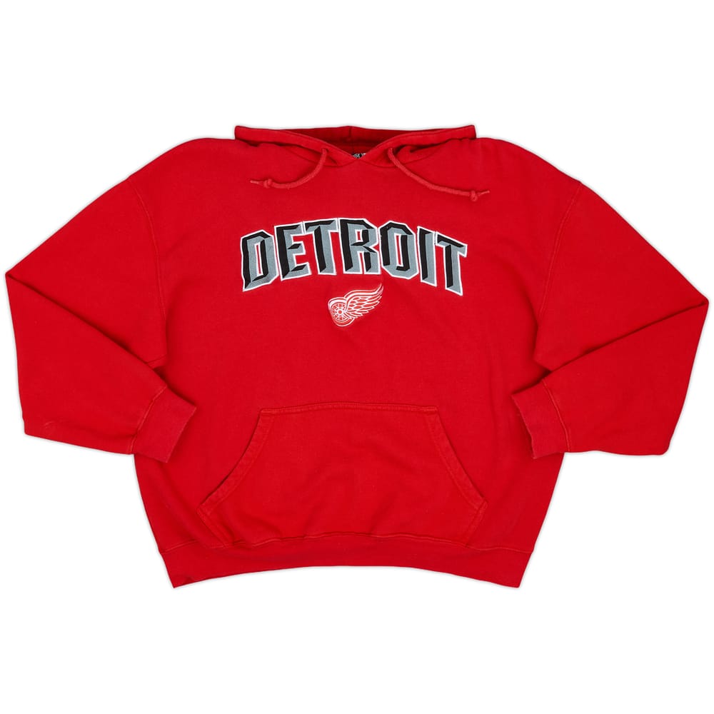 2000s Detroit Red Wings NHL Hoodie Sweat Top - 8/10 - (M)