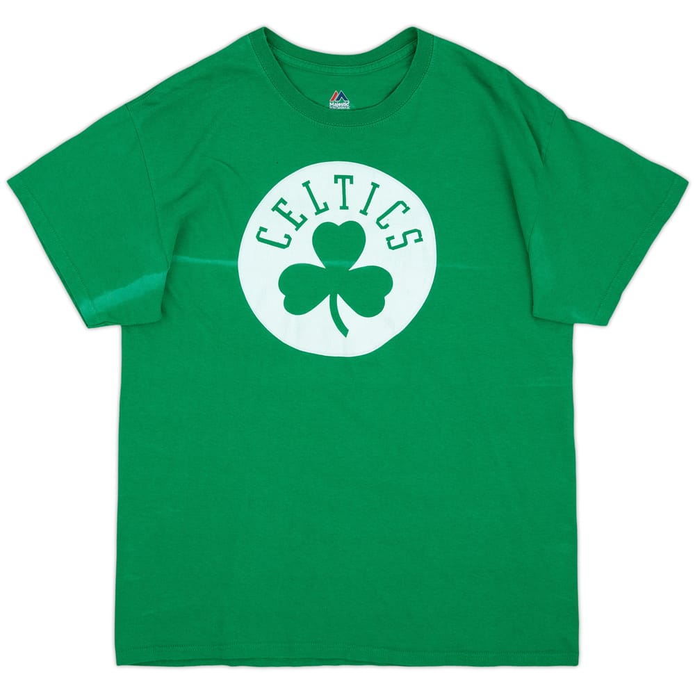 2017-19 Boston Celtics Irving #11 Majestic Tee - 5/10 - (L)