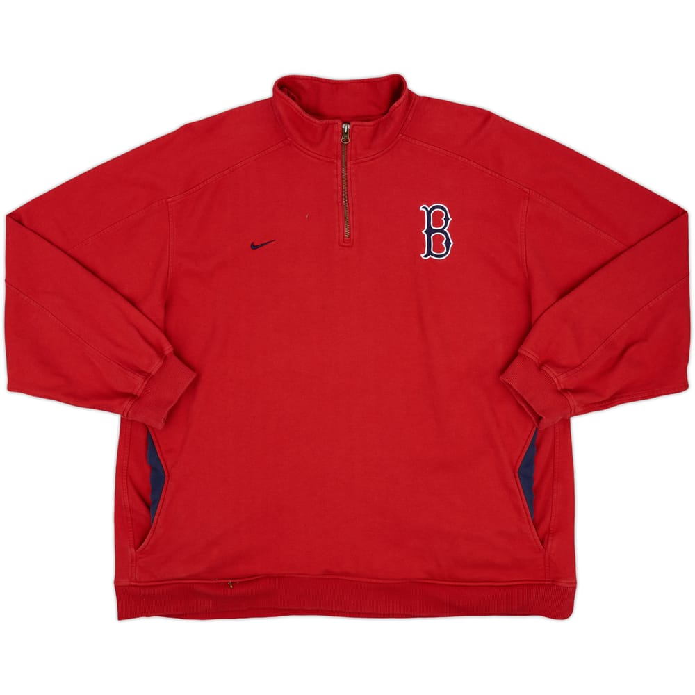 2005 Boston Red Sox Nike 1/4 Zip Top - 7/10 - (XL)