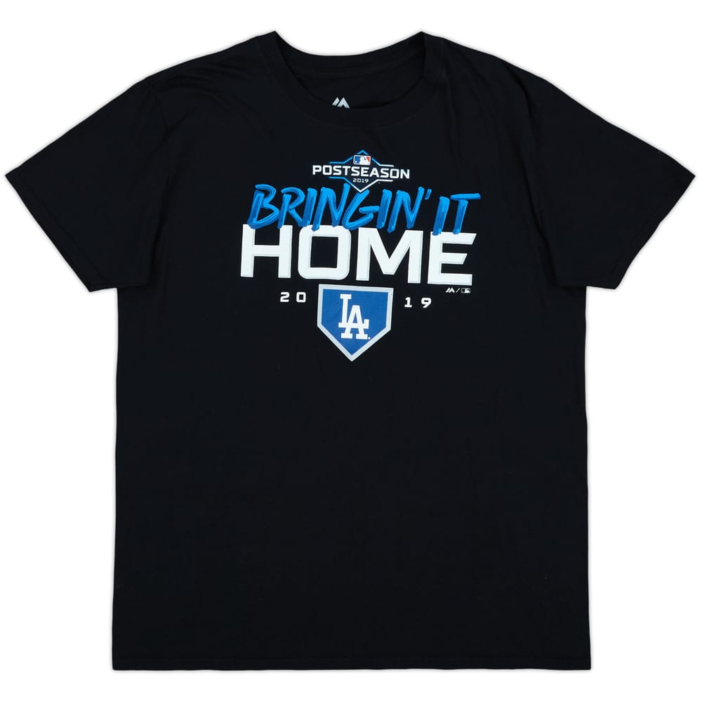 2019 LA Dodgers Postseason Majestic Graphic Tee - 9/10 - (L)