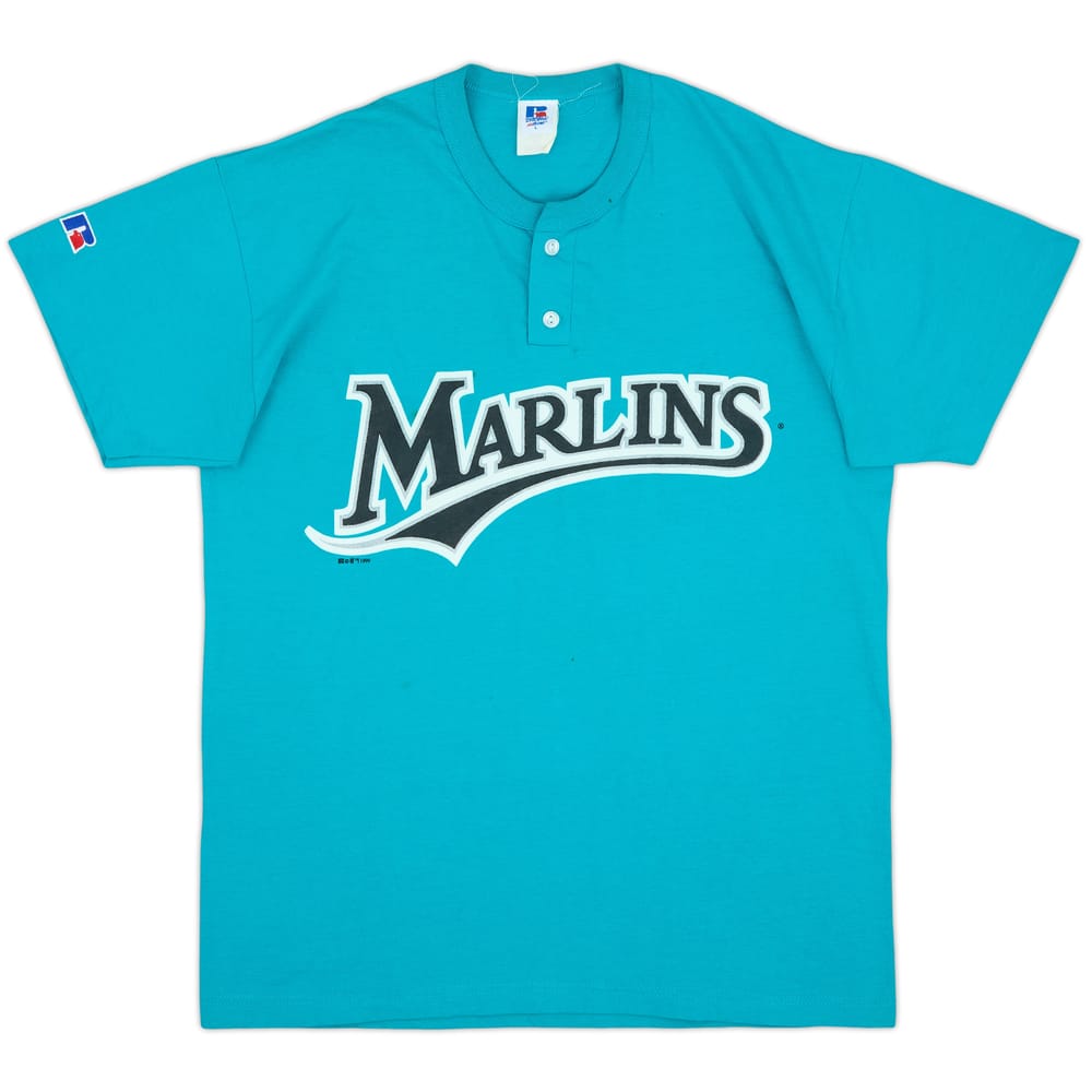 1999 Florida Marlins Russell Athletic Tee - 6/10 - (L)