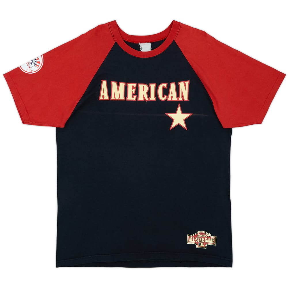 2004 MLB All-Star Game Rodriguez #13 Majestic Tee - 7/10 - (XL)