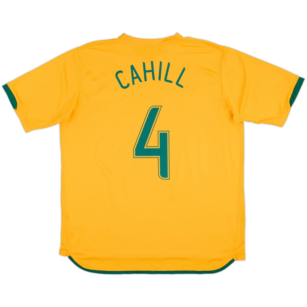 2006-08 Australia Home Shirt Cahill #4 - 7/10 - (XL)