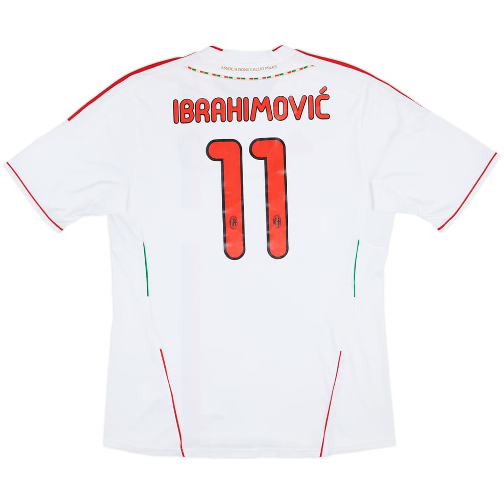 2011-12 AC Milan Away Shirt Ibrahimovic #11 - 5/10 - (XL)