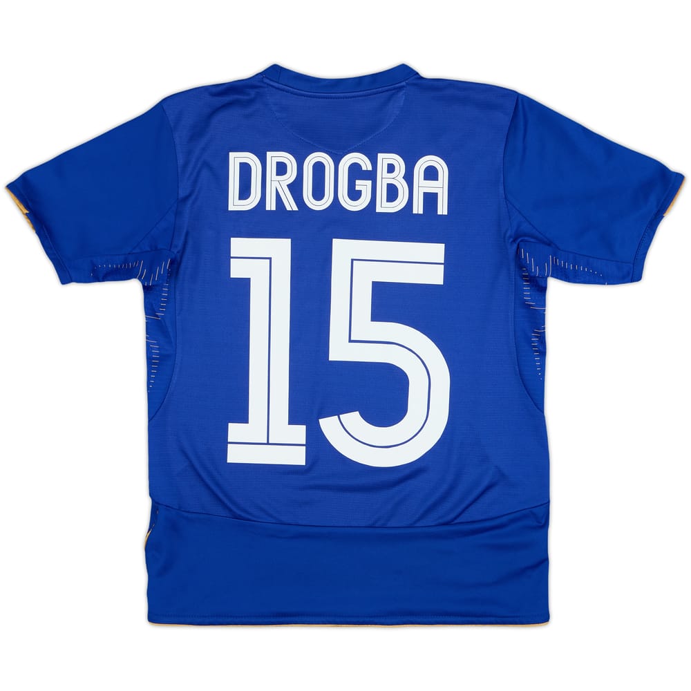 2005-06 Chelsea Centenary Home Shirt Drogba #15 - 8/10 - (L.Boys)