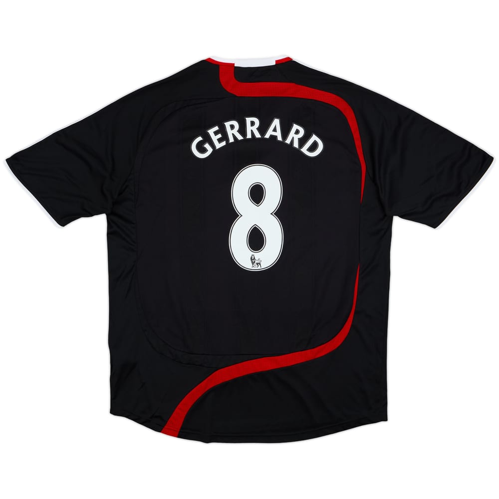 2007-08 Liverpool Third Shirt Gerrard #8 - 6/10 - (XL)