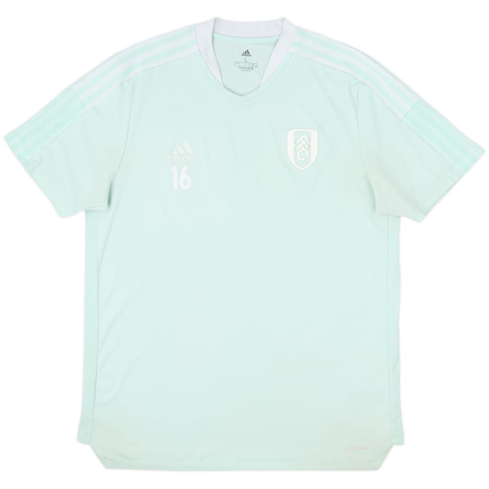 2021-22 Fulham adidas Player Issue Training Shirt #16 - 6/10 - (L)