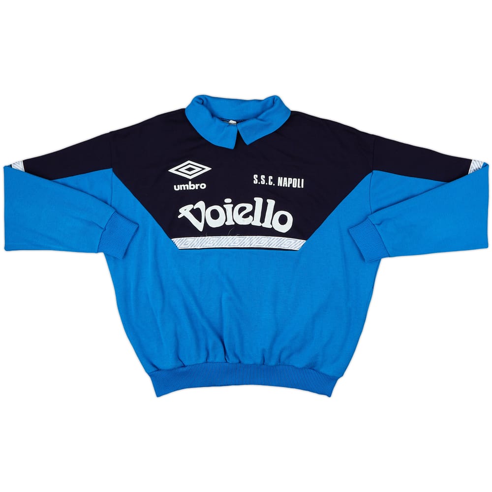 1991-93 Napoli Umbro Sweat Top - 8/10 - (XXL)