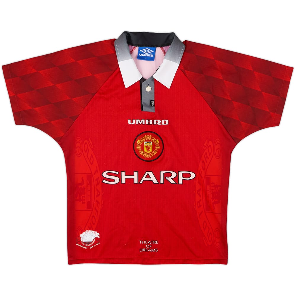 1996-98 Manchester United Home Shirt - 5/10 - (Y)