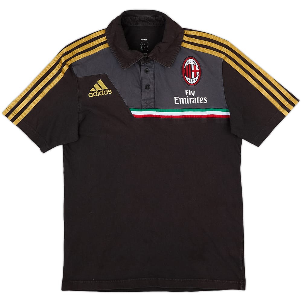 2013-14 AC Milan adidas Polo Shirt - 7/10 - (S)