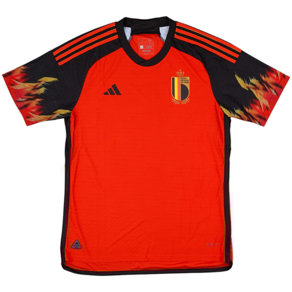 2022-23 Belgium Authentic Home Shirt - 10/10 - (L)
