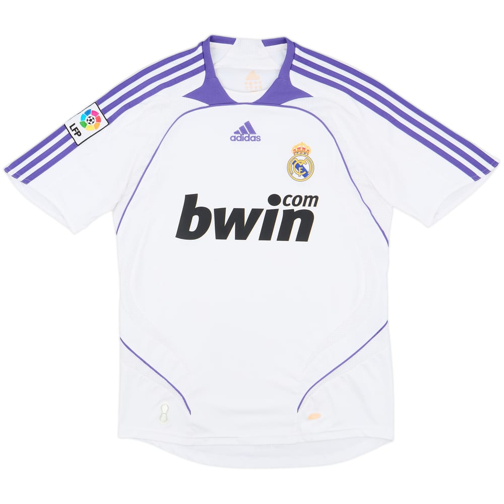 2007-08 Real Madrid Home Shirt - 8/10 - (S)