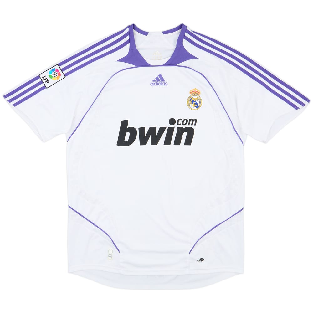2007-08 Real Madrid Home Shirt - 8/10 - (L)