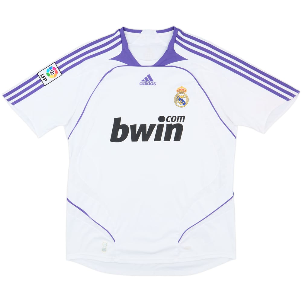 2007-08 Real Madrid Home Shirt - 6/10 - (L)