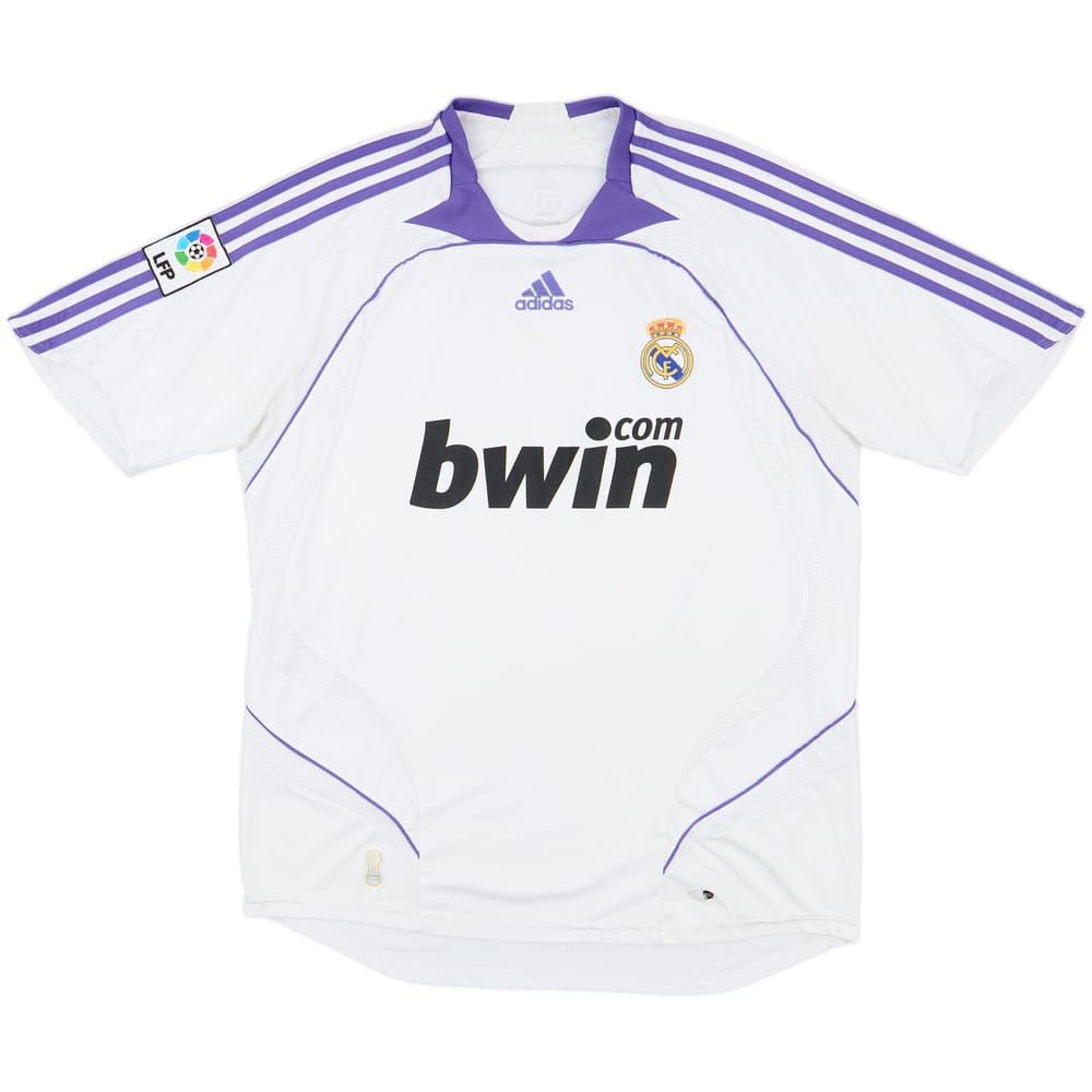 2007-08 Real Madrid Home Shirt - 6/10 - (L)