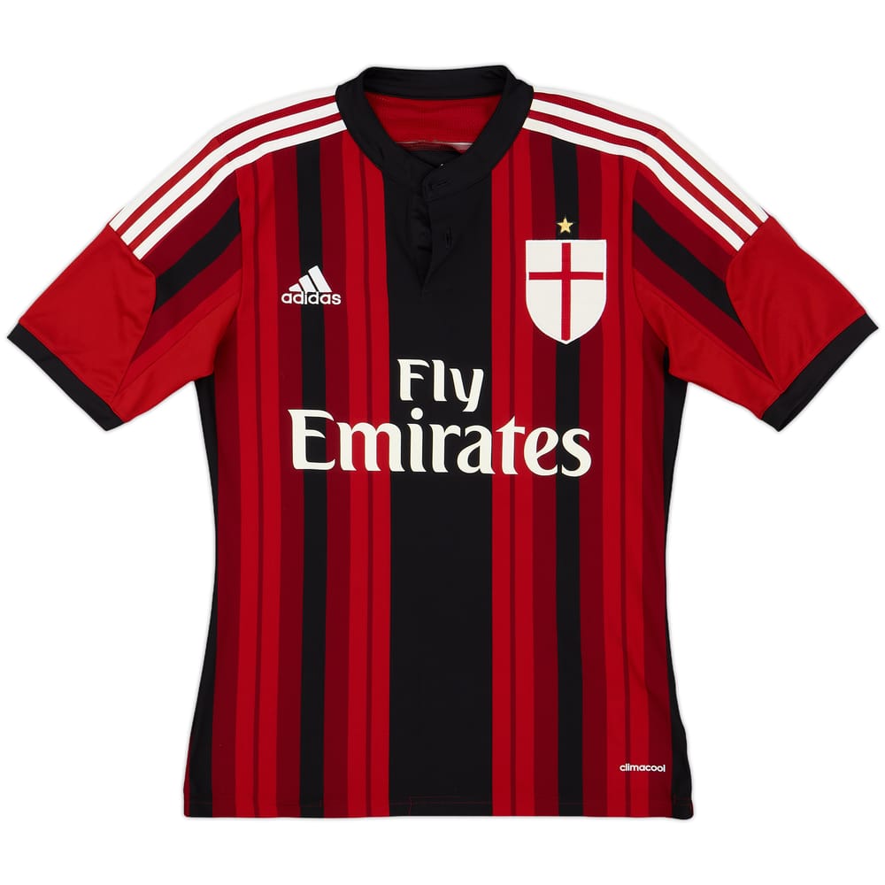 2014-15 AC Milan Home Shirt - 6/10 - (XS)