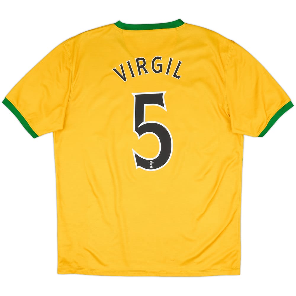 2013-14 Celtic Away Shirt Virgil #5 - 6/10 - (L)